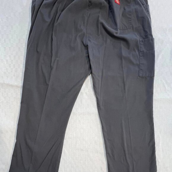 Size 2XL Dickies Gray Drawstring Scrub Pants - Picture 2 of 10